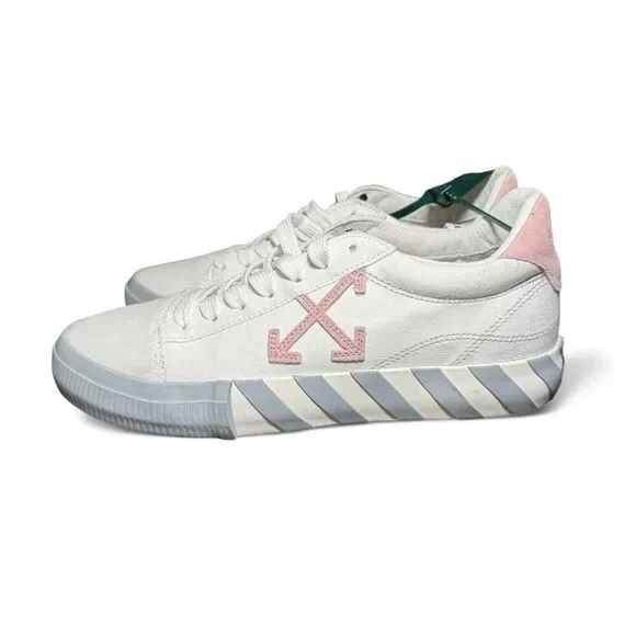 Off-White Vulcanized Low Top Sneakers White Pink Arrow Size 41 – Virgil Abloh - Picture 2 of 8
